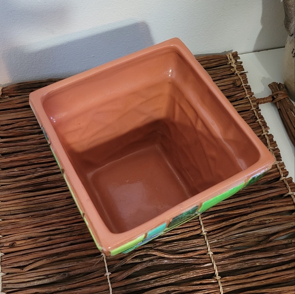 Ceramic Teleflora Mosaic Square Planter - Picture 6 of 7